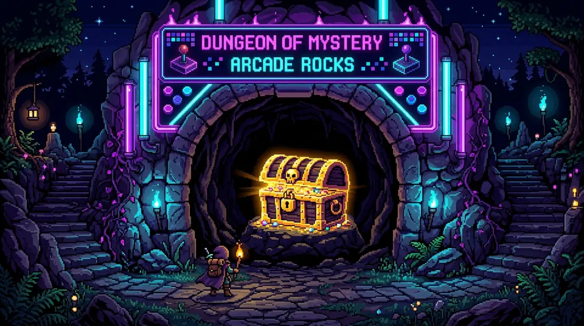 Neon Dungeon Descent Cover